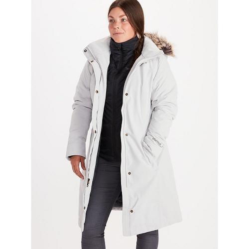 Marmot Chelsea Jackets - Womens Parka White CA6983014 Canada